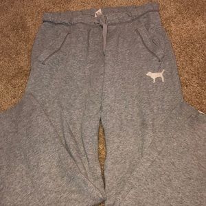 VS PINK WIDE LEG SWEATS